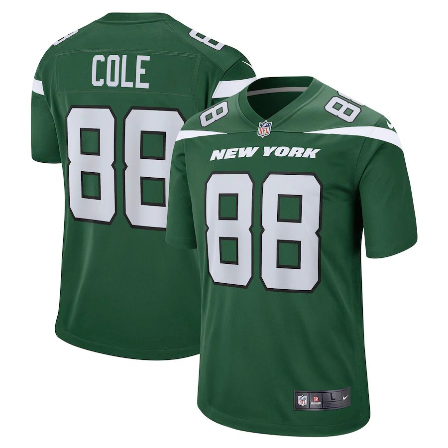 Men New York Jets #88 Keelan Cole Nike Gotham Green Game NFL Jersey